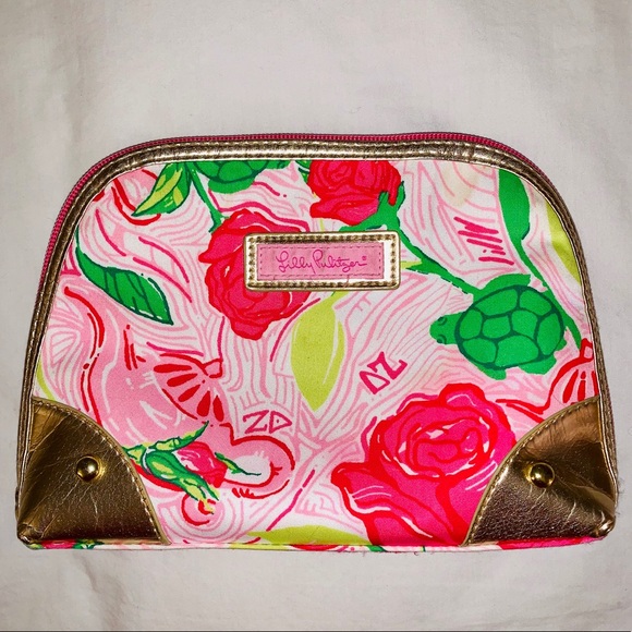 Lilly Pulitzer Handbags - Lilly Pulitzer Zippity-Do Makeup Bag// Delta Zeta